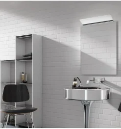 Applique LED pour miroir de salle de bain - Lumière blanche froide (5700K) - 12.9 x 7.3 x 50cm - Modèle Apollo
