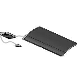 Applique LED pour miroir de salle de bain avec prise - Lumière blanche neutre (4000K) - 12.9 x 7.3 x 50cm - Modèle Apollo