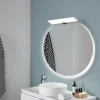 Applique LED pour miroir de salle de bain - Lumière blanche froide (5700K) - 30cm - Modèle Leo