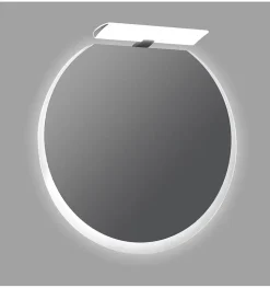 Applique LED pour miroir de salle de bain - Lumière blanche froide (5700K) - 30cm - Modèle Leo