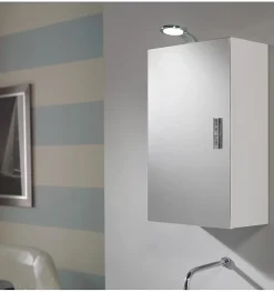 Applique LED pour miroir de salle de bain - Lumière blanche froide (5700K) - 14.7 x 2.5 x 9cm - Terra Model