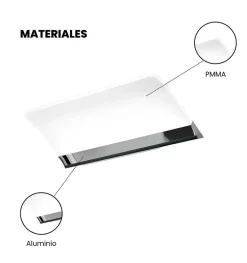 Applique LED pour miroir de salle de bain - Lumière blanche froide (5700K) - 12.9 x 7.3 x 16cm - Modèle Apollo