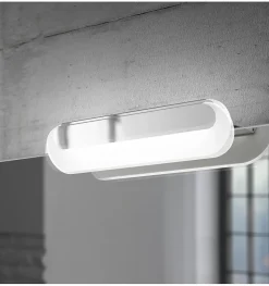 Applique LED pour miroir de salle de bain - Lumière blanche froide (5700K) - 7.9 x 7.6 x 34.5cm - Modèle Halley