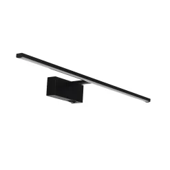 Applique LED pour salle de bain au-dessus du miroir 12W, 850 lm, 4200K, IP45, noir, KANARYA-12