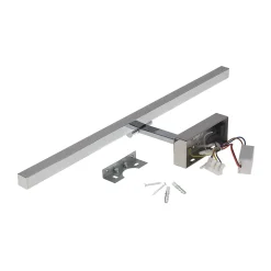 Applique LED pour salle de bain au-dessus du miroir 12W, 850 lm, 4200K, IP45, chrome, KARTAL-12