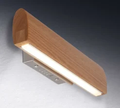 Applique LED 'RONDO' L:35cm 11 W brun