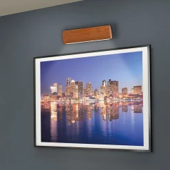 Applique LED 'RONDO' L:35cm 11 W brun