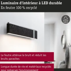 Applique LED 3-Step-Dim Jagun 2700K 1250lm 230V 18W gradable Anthracite