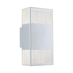 Applique LED Tharin IP44 3000K 120x250mm 2x3,7W Argent