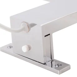 Applique LED URBAN 8W, 30 cm, finition chrome brillant, 4000 K, en ABS Kibath