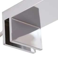 Applique LED URBAN 8W, 30 cm, finition chrome brillant, 4000 K, en ABS Kibath