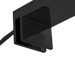 Applique LED URBAN 8W, 30 cm, finition noir mat, 4000 K, en ABS Kibath