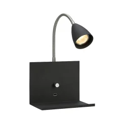 Applique Led USB variateur intégré noire - Markslöjd - Logi