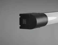 Applique LED 16W 3000K 1650Lm noire mate IP44 - Trio - Piera