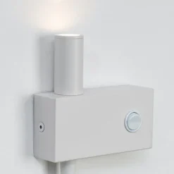 Applique liseuse double lumière épurée blanche - Nanda