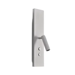 Applique liseuse LED double interrupteur et recharge USB - Hasta