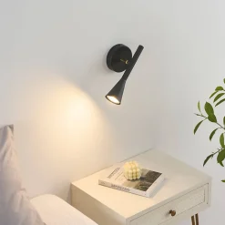 Applique liseuse noire orientable au design moderne - Holen