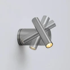 Applique liseuse orientable et dimmable design chromé - Isévia