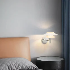 Applique Lit Design Moderne G9 Blanc Métal