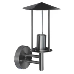 Applique montante Inox E27 60W