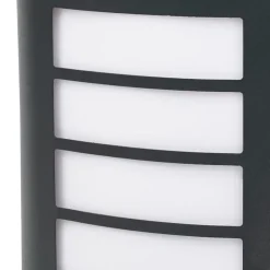 Applique murale à détection Grandy E27 40W IP44 GoodHome gris anthracite