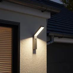 Applique murale à détection Kalari 1200lm 23W IP44 GoodHome gris anthracite