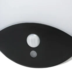 Applique murale à détection Melville 45lm 1W IP44 noir