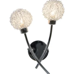 Applique murale 2 têtes Phaidros G9 IP20 argent