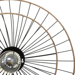 Applique murale Alara - métal - noir - D45 cm - Atmosphera