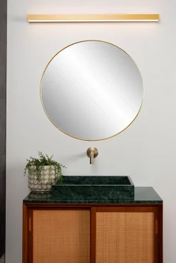 Applique murale ALEXA en métal avec LED intégré - Or Mat / Laiton - Lucide