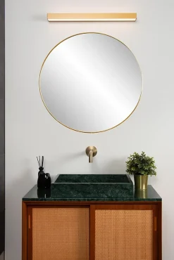 Applique murale ALEXA en métal avec LED intégré - Or Mat / Laiton - Lucide