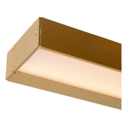 Applique murale ALEXA en métal avec LED intégré - Or Mat / Laiton - Lucide