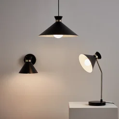 Applique murale Apennin noir E27 IP20