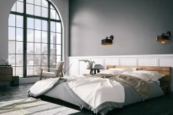 APPLIQUE MURALE APP1332-1W BLACK GOLD