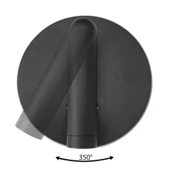 APPLIQUE MURALE APP1614-1W BLACK