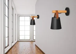 APPLIQUE MURALE APP466-1W BLACK