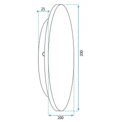 APPLIQUE MURALE APP1405-W BROWN