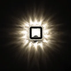 APPLIQUE MURALE APP415-W GREY 22X22X22CM