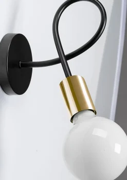 APPLIQUE MURALE APP516-1W PARADISE BLACK