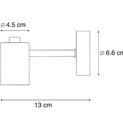 Applique murale Art Déco dorée - Facil