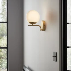 Applique murale Baldaz GoodHome E14 IP20 dorée