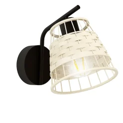 Applique murale Bambou Umston Dunalux IP20 E27 40W Ø15,4 x H.19,3cm