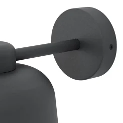 Applique murale Batley LED intégrée 800lm 15.5W IP44 GoodHome gris anthracite