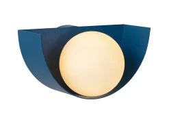Applique murale BENNI en acier avec 1xG9 - Bleu - Lucide