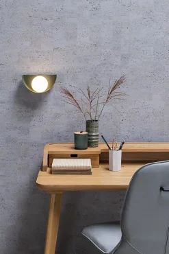 Applique murale BENNI en acier avec 1xG9 - Vert - Lucide