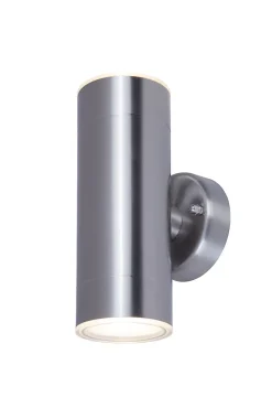 Applique murale bidirectionnelle Candiac LED intégrée 760lm 8.6W IP44 GoodHome chrome