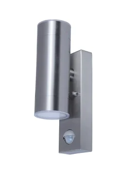 Applique murale bidirectionnelle avec détecteur de mouvement Candiac LED intégrée 760lm 9W IP44 chrome