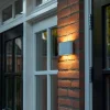 Applique murale blanche 17,5 cm avec LED IP65 - Batt