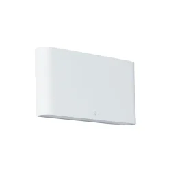 Applique murale blanche 17,5 cm avec LED IP65 - Batt