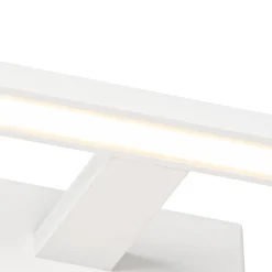 Applique murale blanche 41,5 cm avec LED IP44 - Jerre